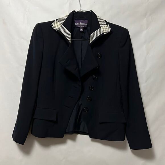 RALPH LAUREN VINTAGE‎ BLAZER SIZE 4 - Picture 1 of 9
